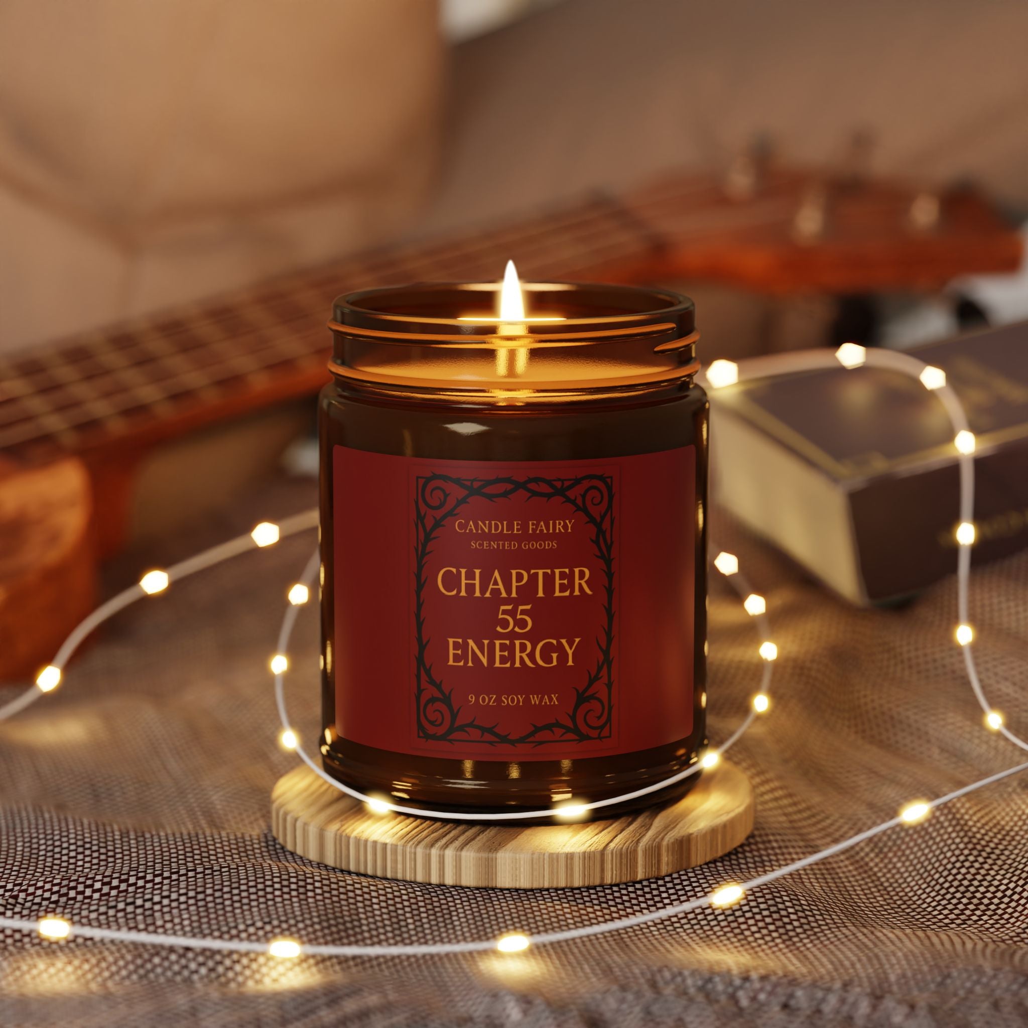 Chapter 55 Energy Scented Soy Candle — Amber Jar Aromatherapy Candle