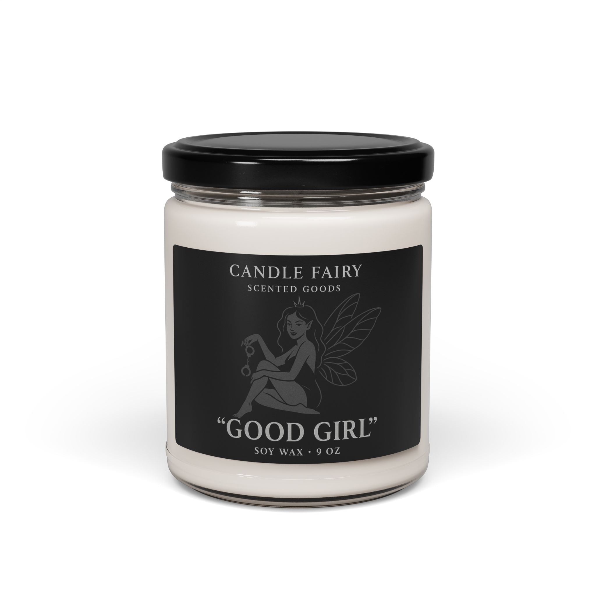 Good Girl fairy label Soy Candle | 9oz Jar, scented soy wax