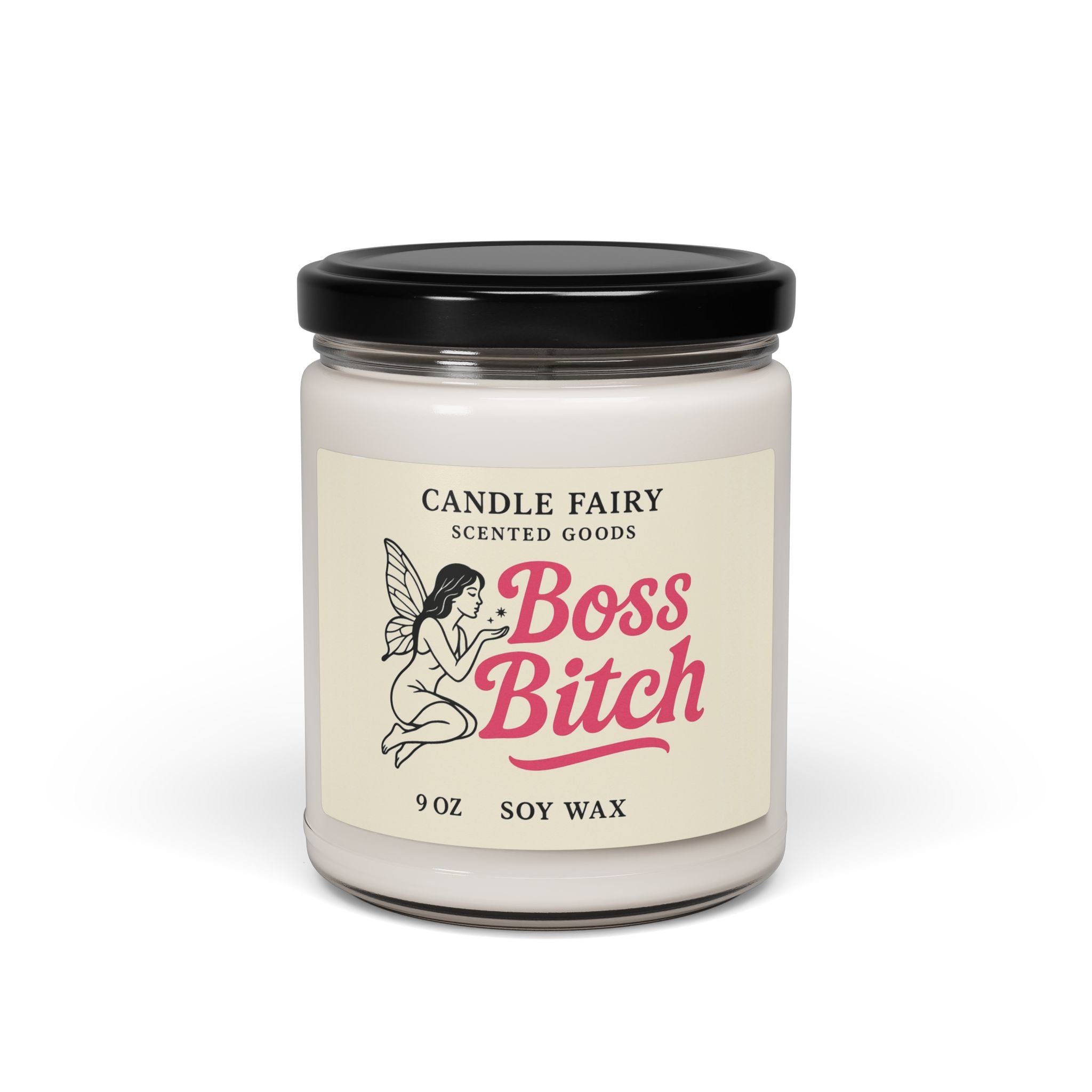 Boss Bitch Scented Soy Candle — 9oz Natural Soy Wax Jar