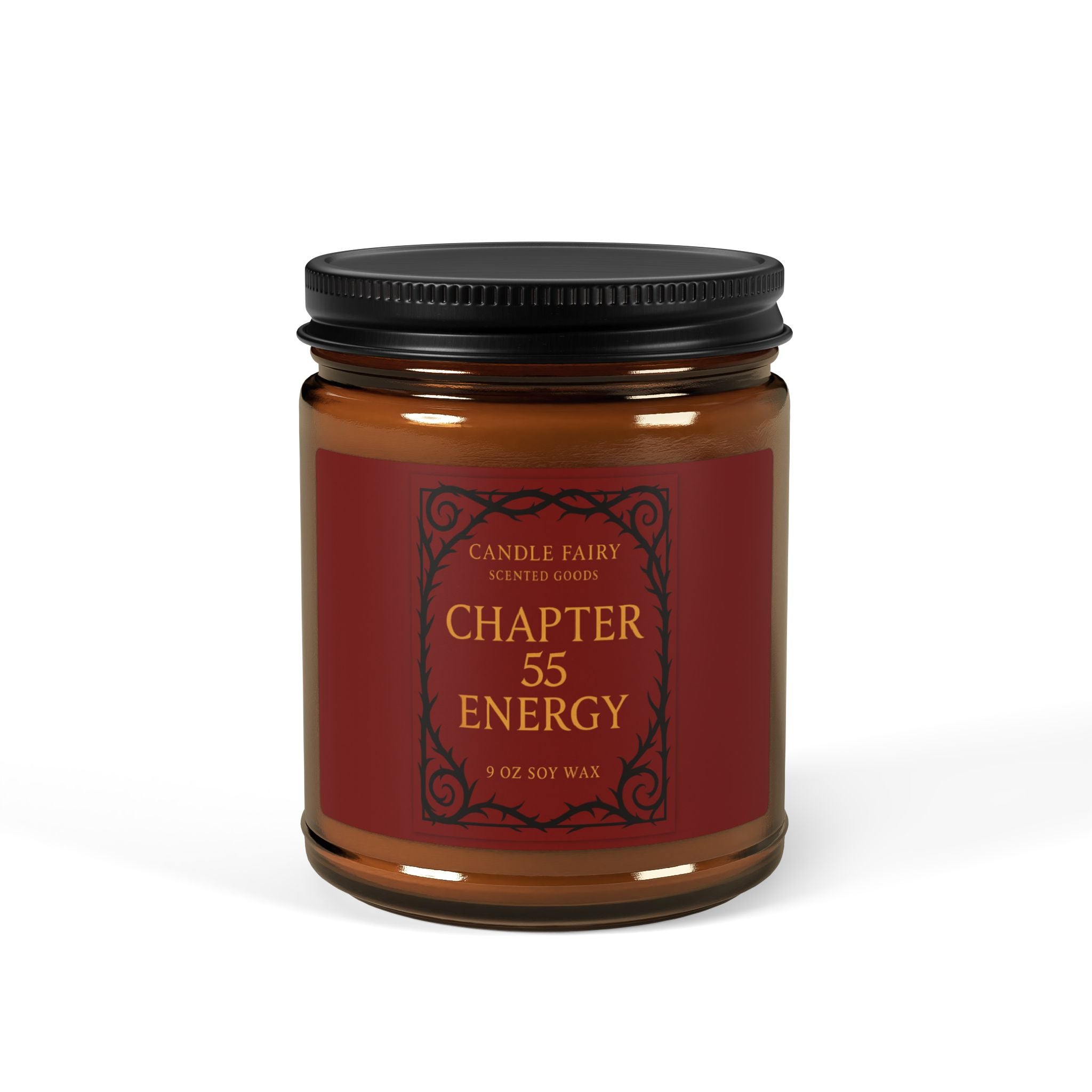 Chapter 55 Energy Scented Soy Candle — Amber Jar Aromatherapy Candle