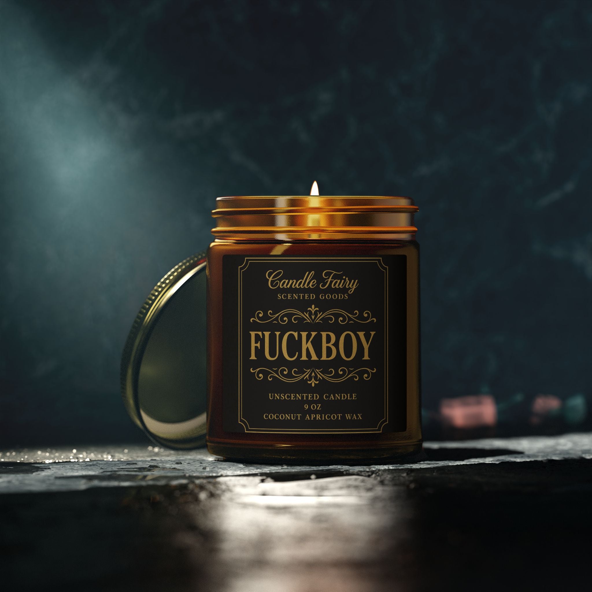Fuckboy Candle — Coconut Apricot Wax Scent (9oz)