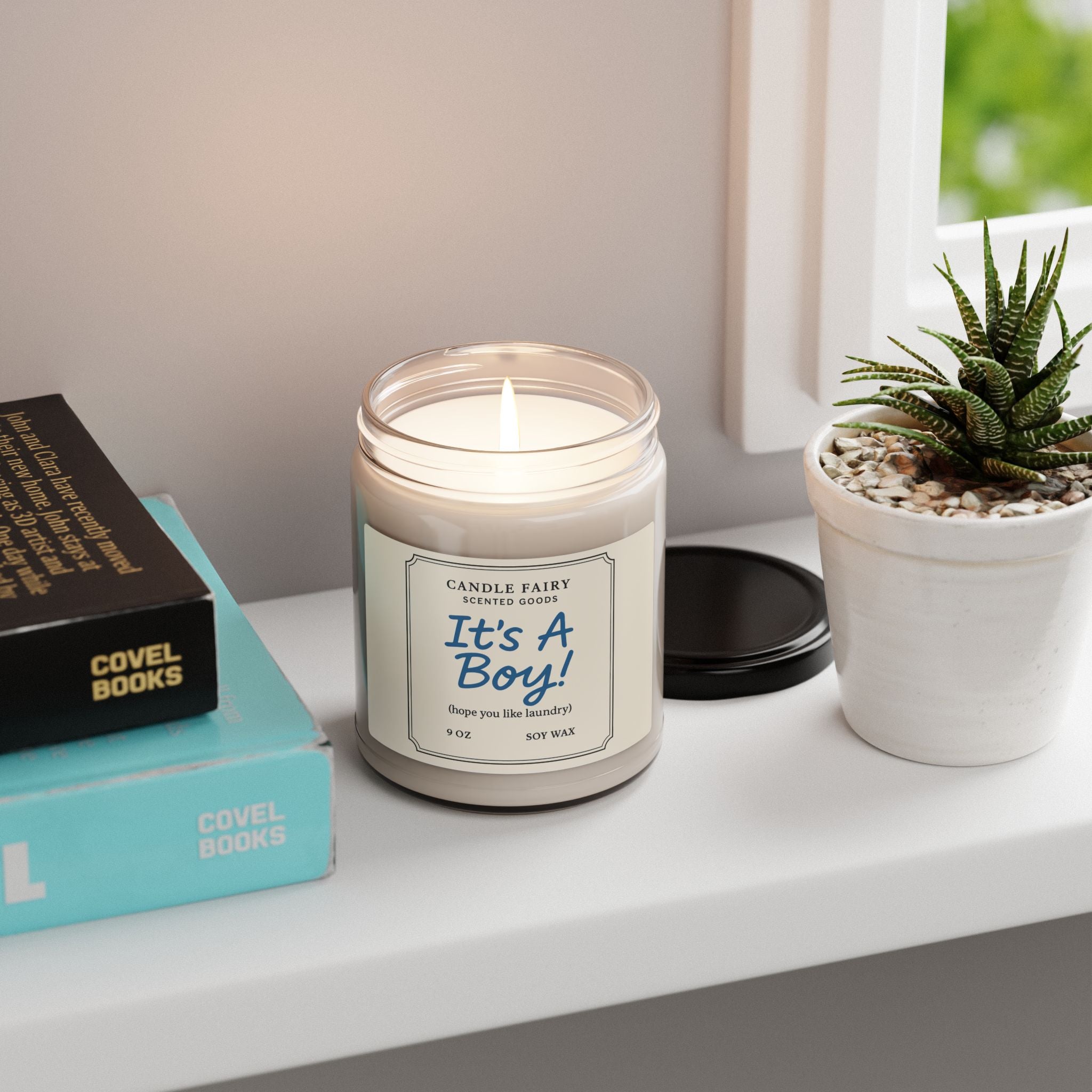 It's A Boy! Scented Soy Candle — 9oz Baby Shower Gift