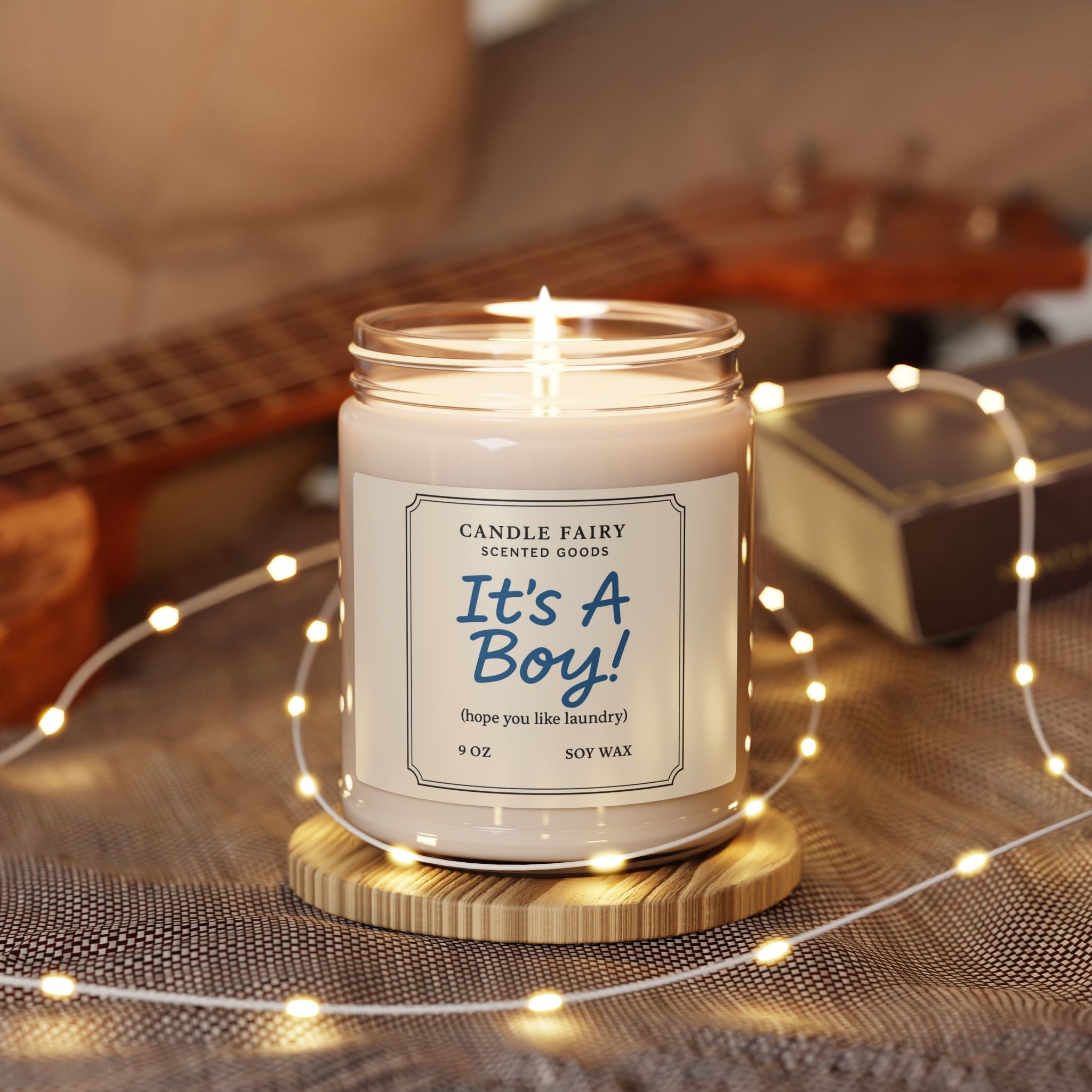 It's A Boy! Scented Soy Candle — 9oz Baby Shower Gift