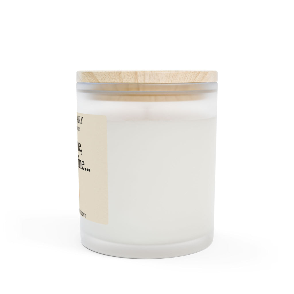 Candle Fairy "I’m Fine, This Is Fine" Frosted Glass Candle — 11oz Soy Coconut Blend