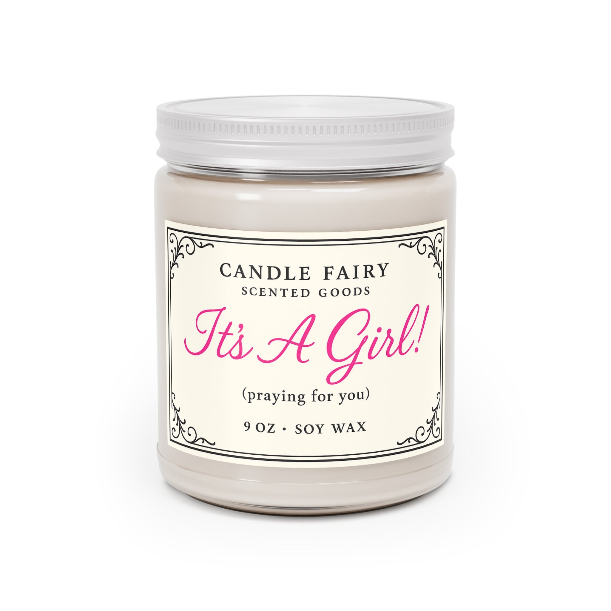 It's A Girl! Scented Soy Candle — 9oz Baby Shower Gift