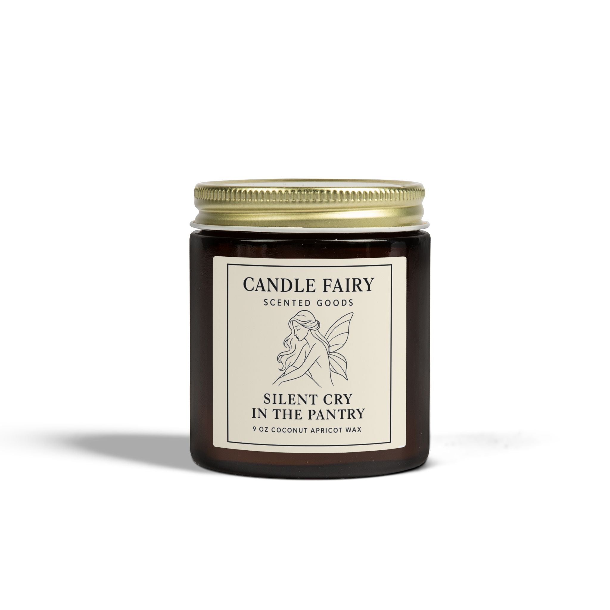 Coconut Apricot Soy Candle (9oz) – "Silent Cry In The Pantry" Jar