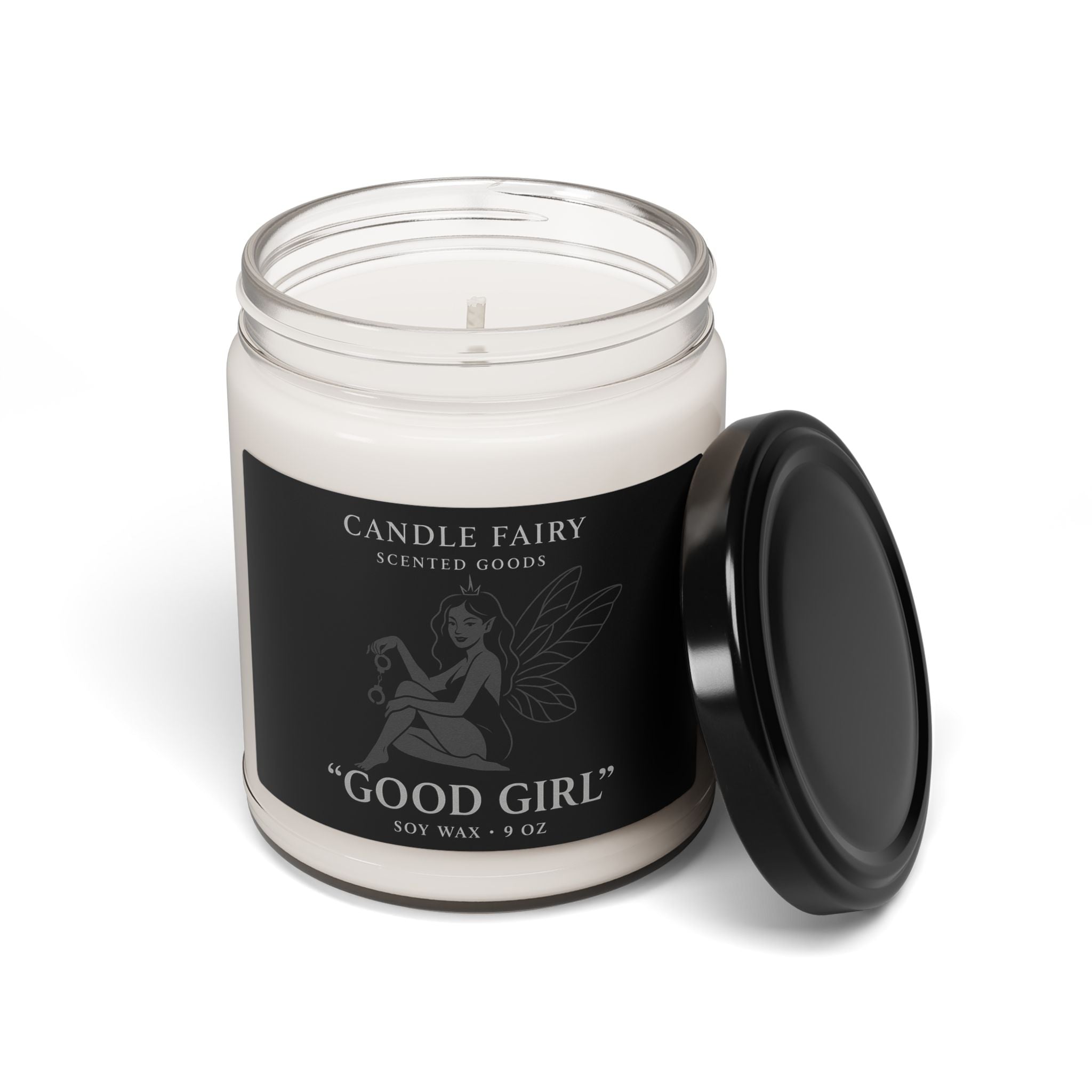 Good Girl fairy label Soy Candle | 9oz Jar, scented soy wax