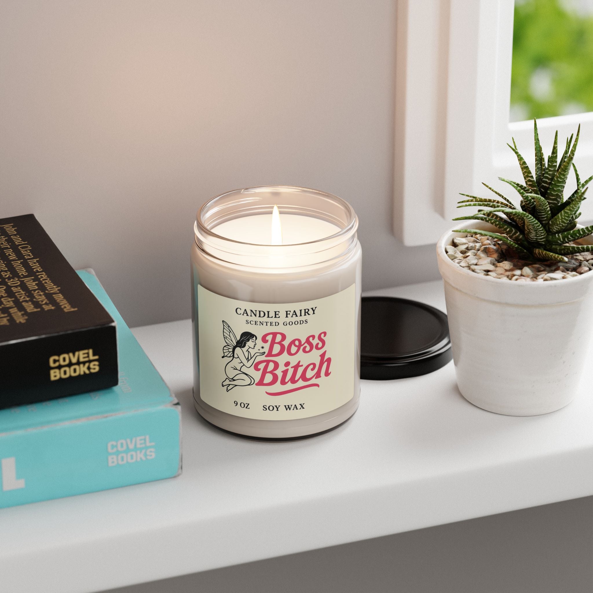 Boss Bitch Scented Soy Candle — 9oz Natural Soy Wax Jar