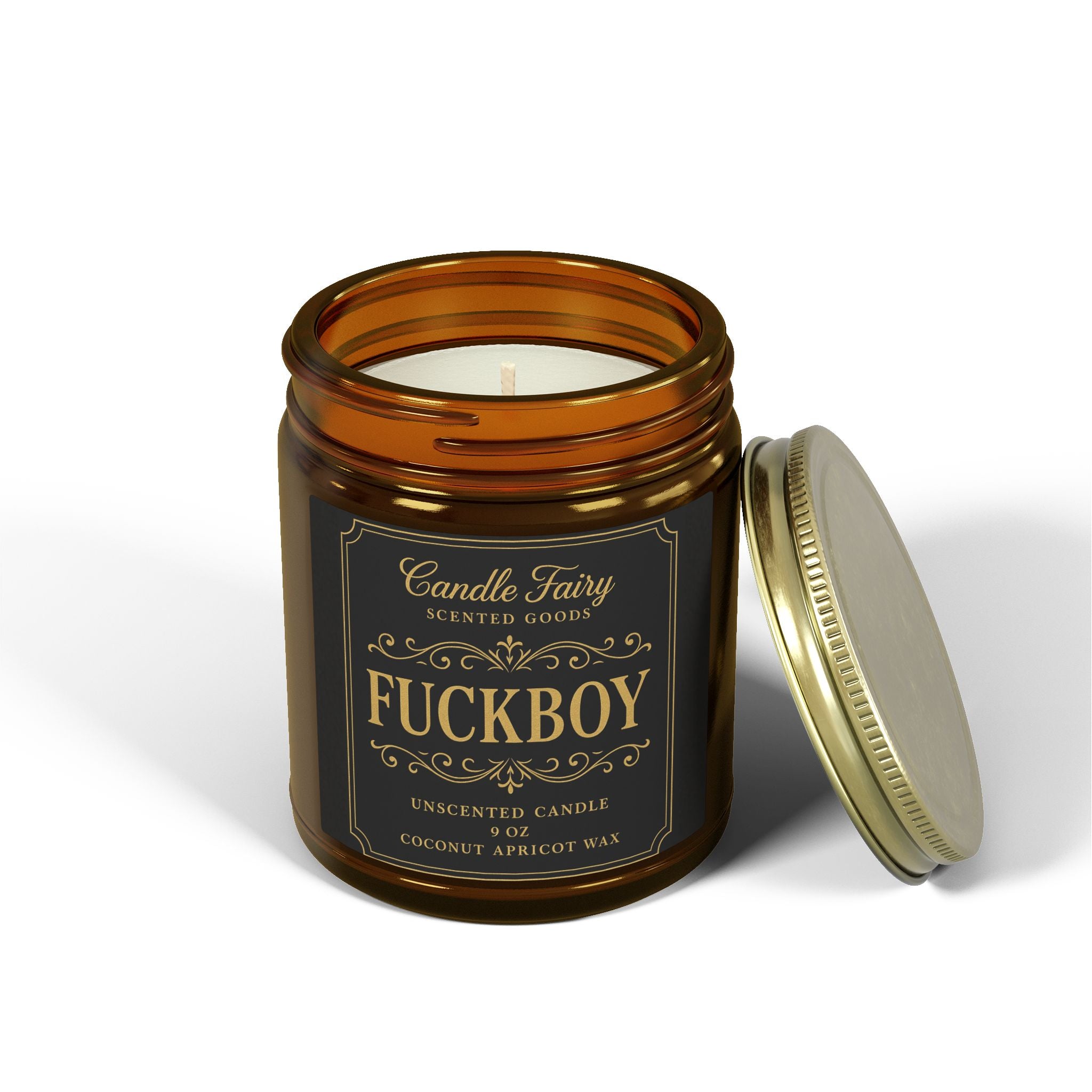 Fuckboy Candle — Coconut Apricot Wax Scent (9oz)