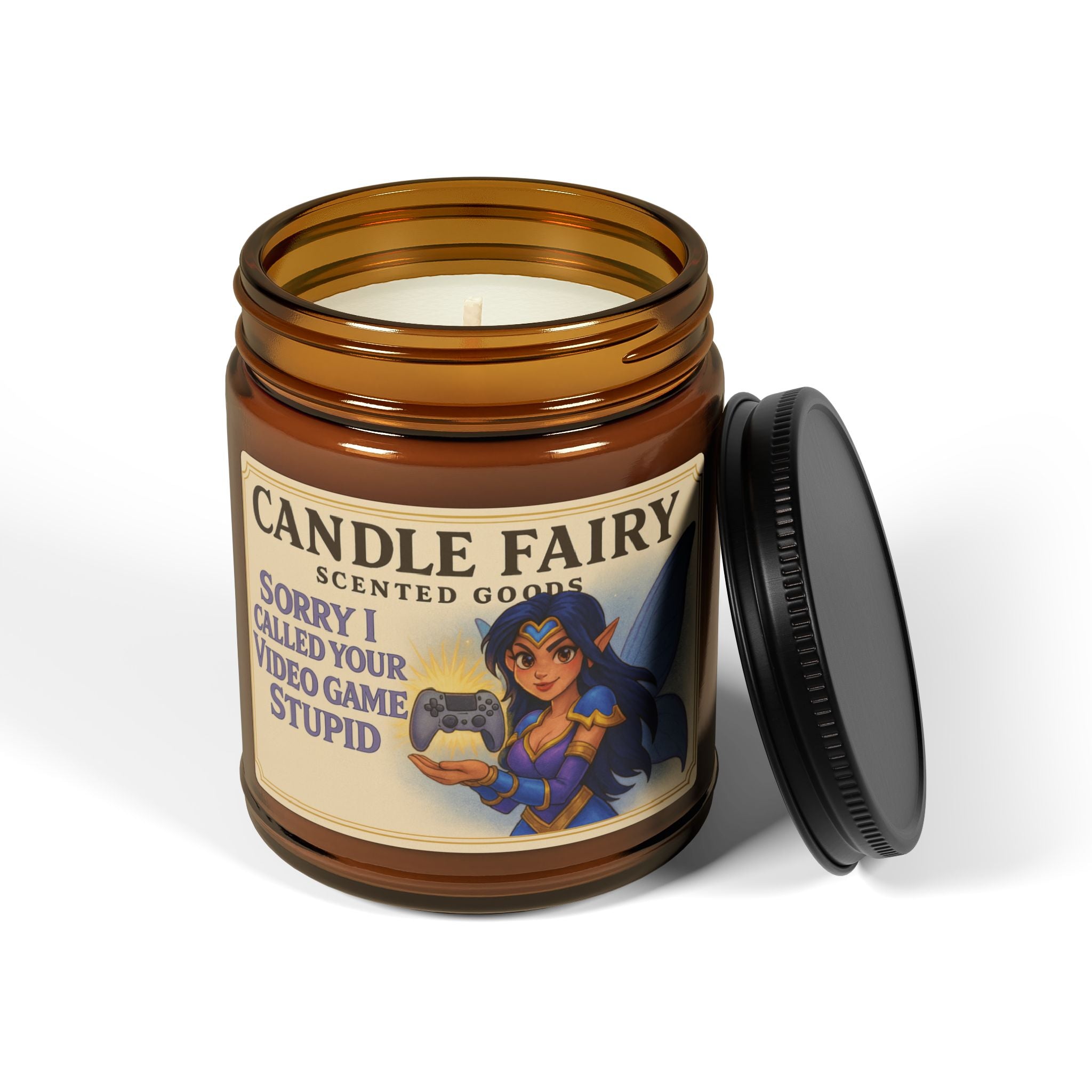 "Sorry I Called Your Video Game Stupid" Apology Candle