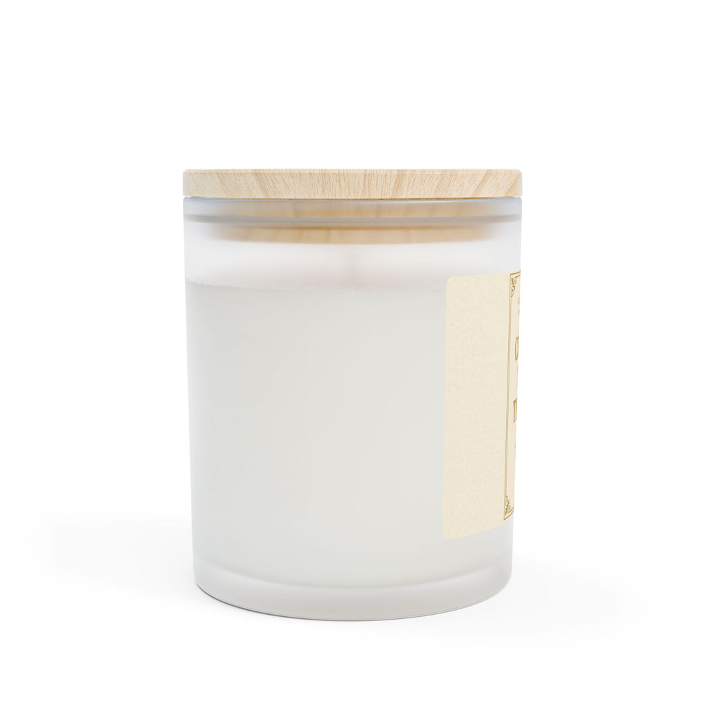 Candle Fairy "Cheaper Than Therapy" Frosted Glass Candle — 11 oz Coconut Soy Scented Candle