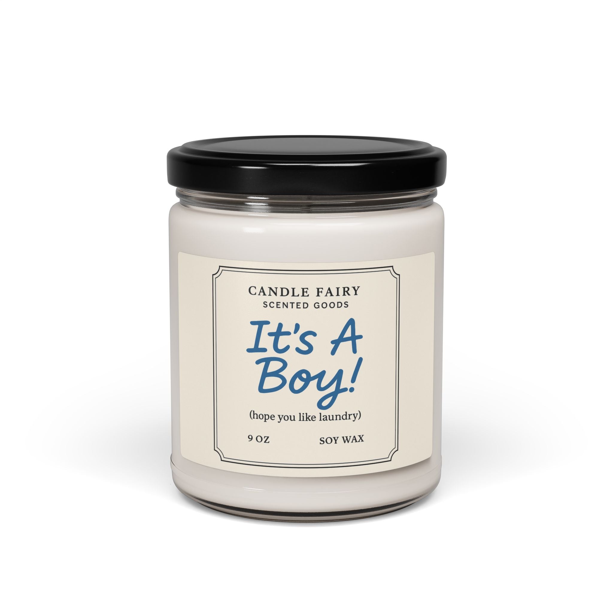 It's A Boy! Scented Soy Candle — 9oz Baby Shower Gift